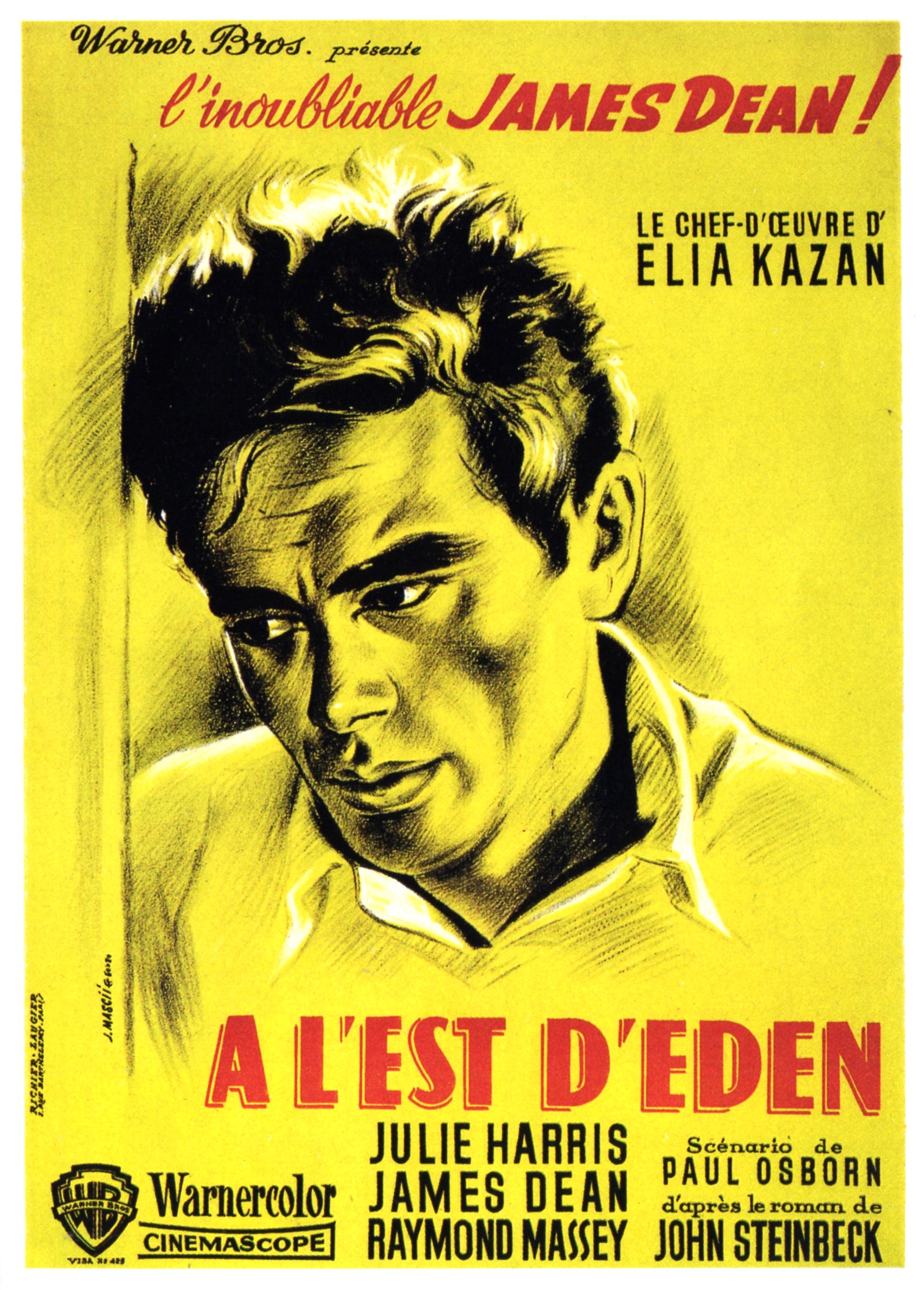 affiche du film À l'est d'Eden