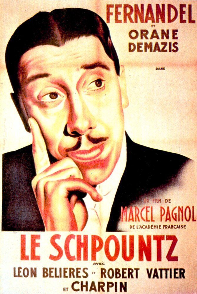 affiche du film Le schpountz (1938)