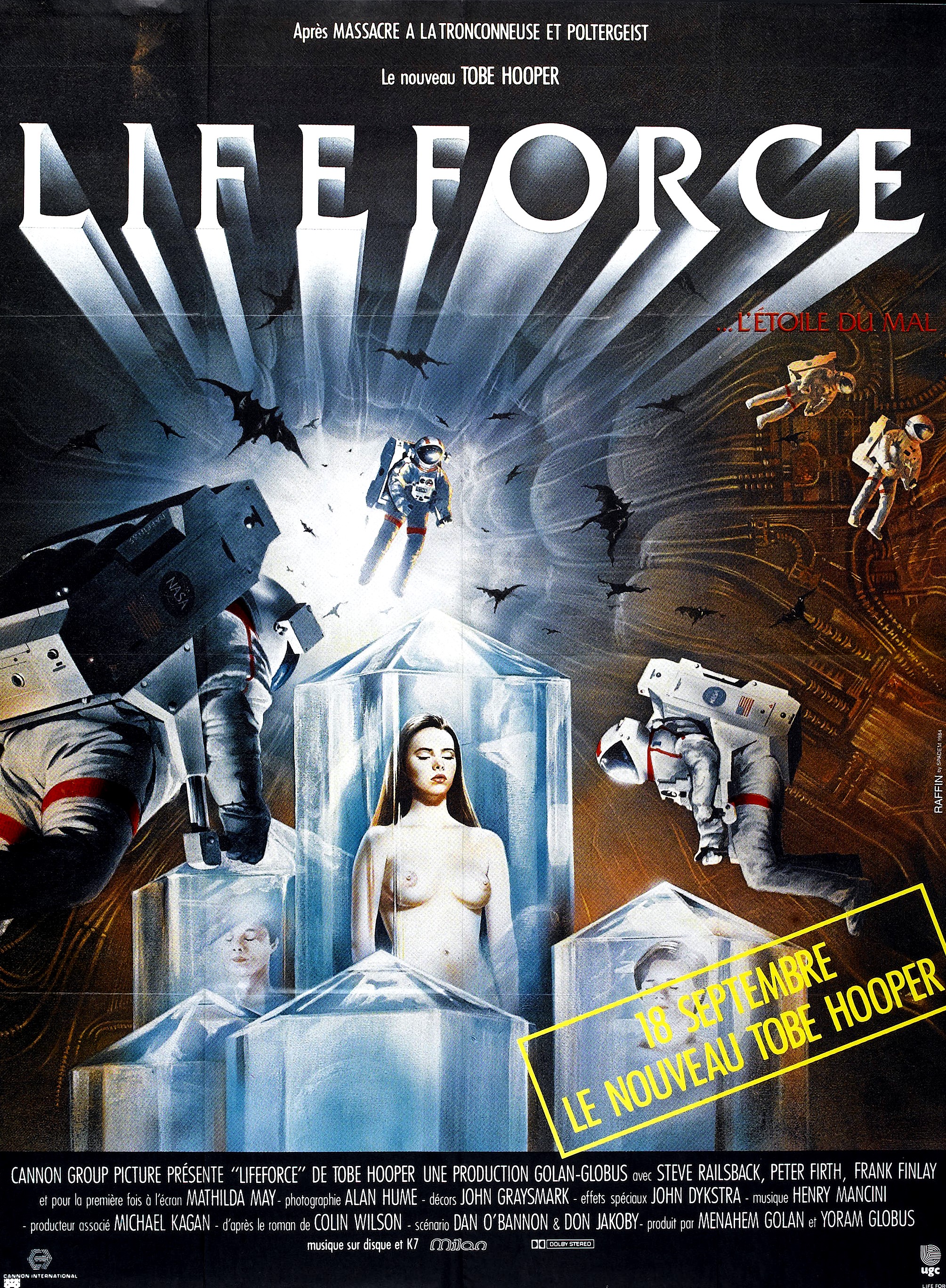 affiche du film Lifeforce : L'Étoile du mal
