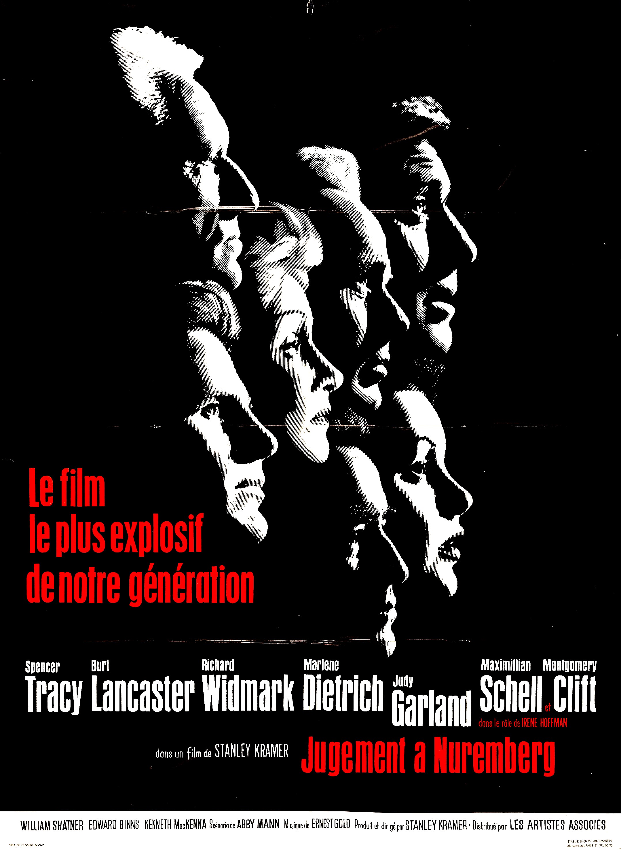 affiche du film Jugement à Nuremberg