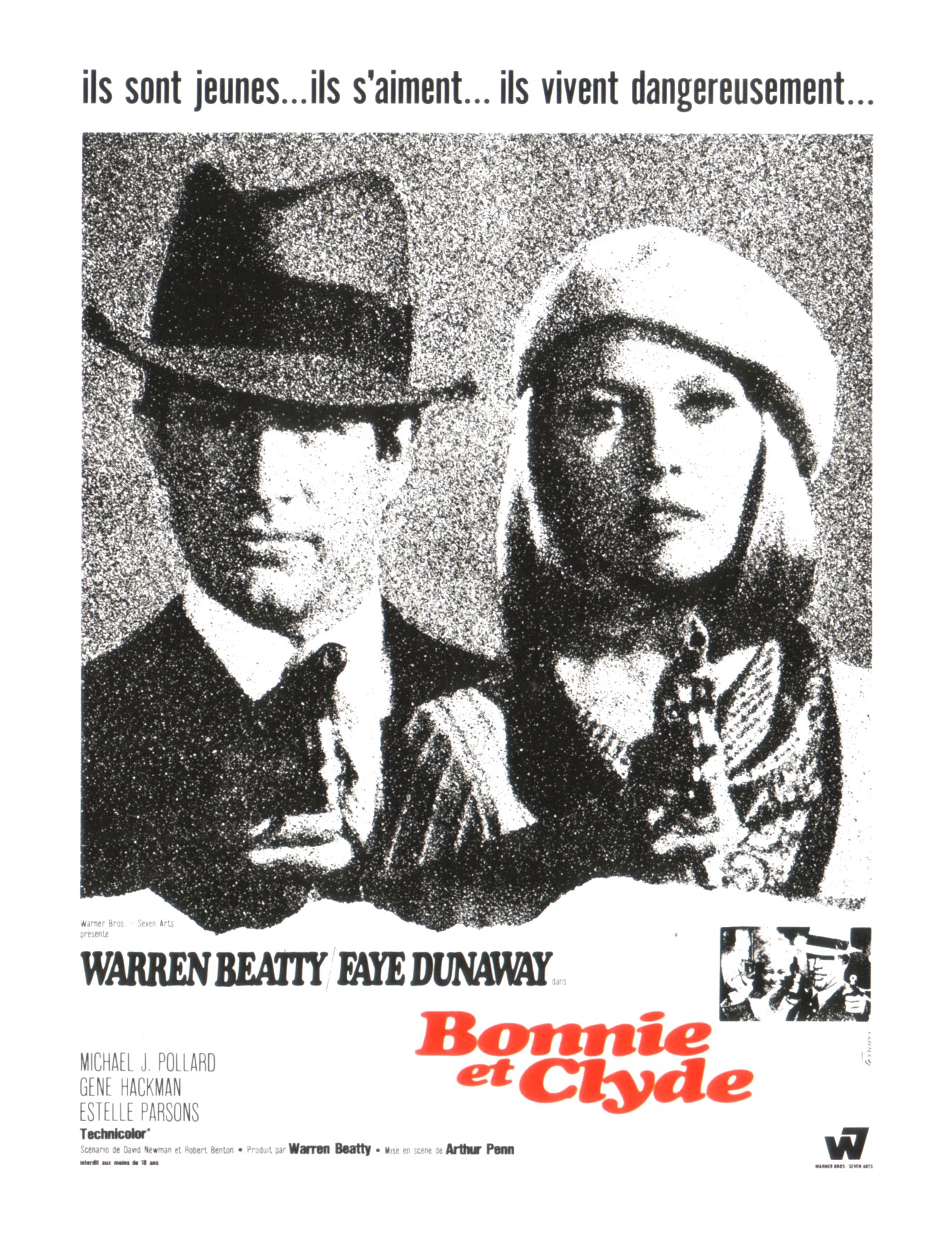 affiche du film Bonnie et Clyde