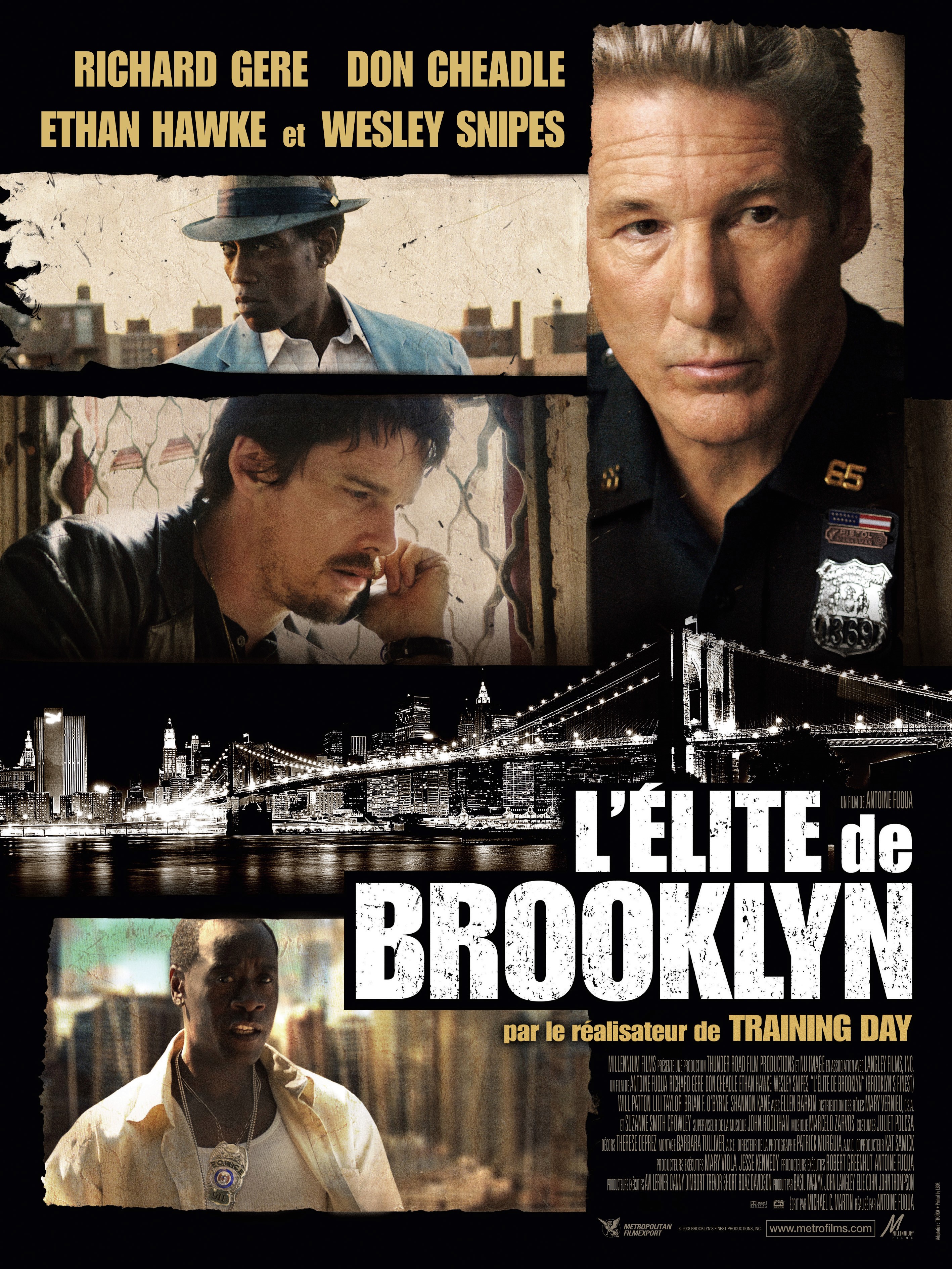 affiche du film L'élite de Brooklyn