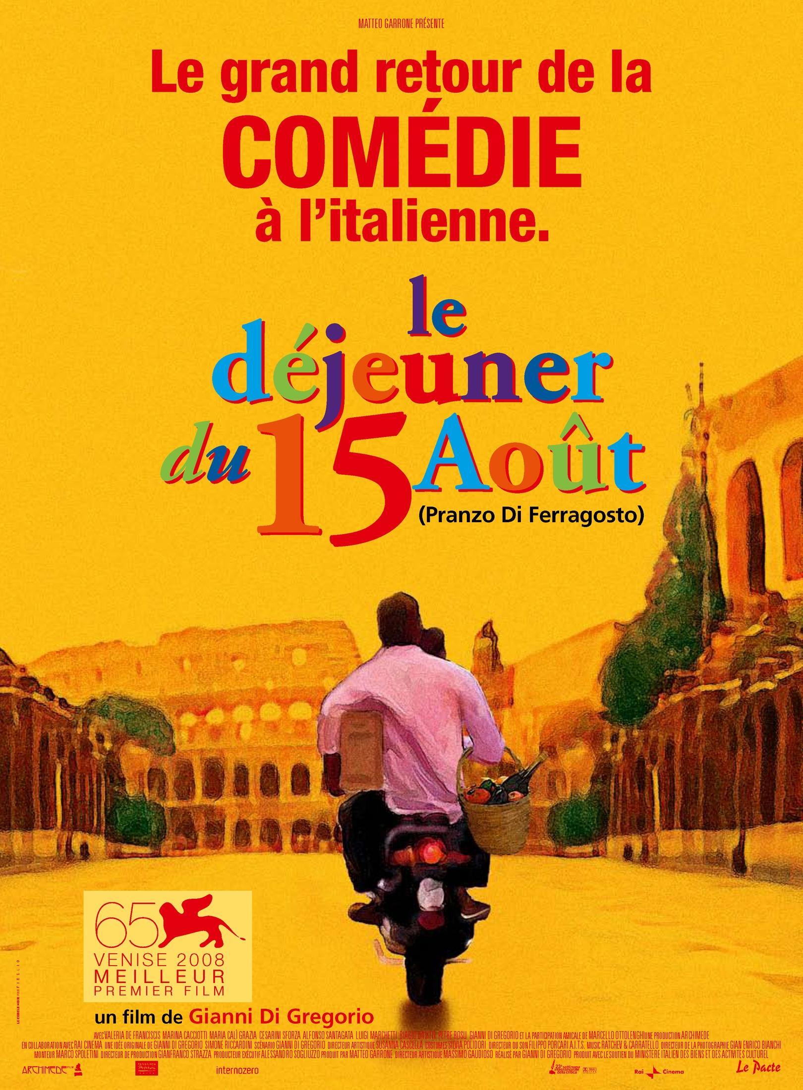 affiche du film Le déjeuner du 15 août