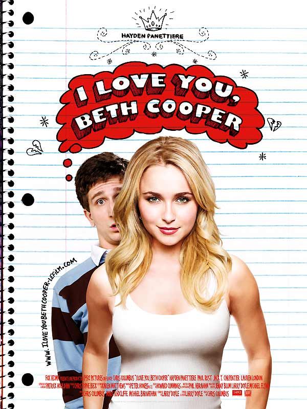affiche du film I Love You, Beth Cooper