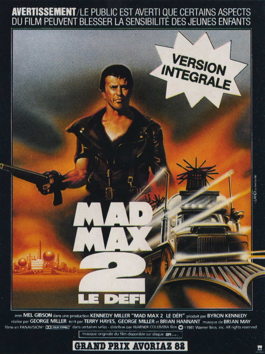 affiche du film Mad Max 2 : Le défi