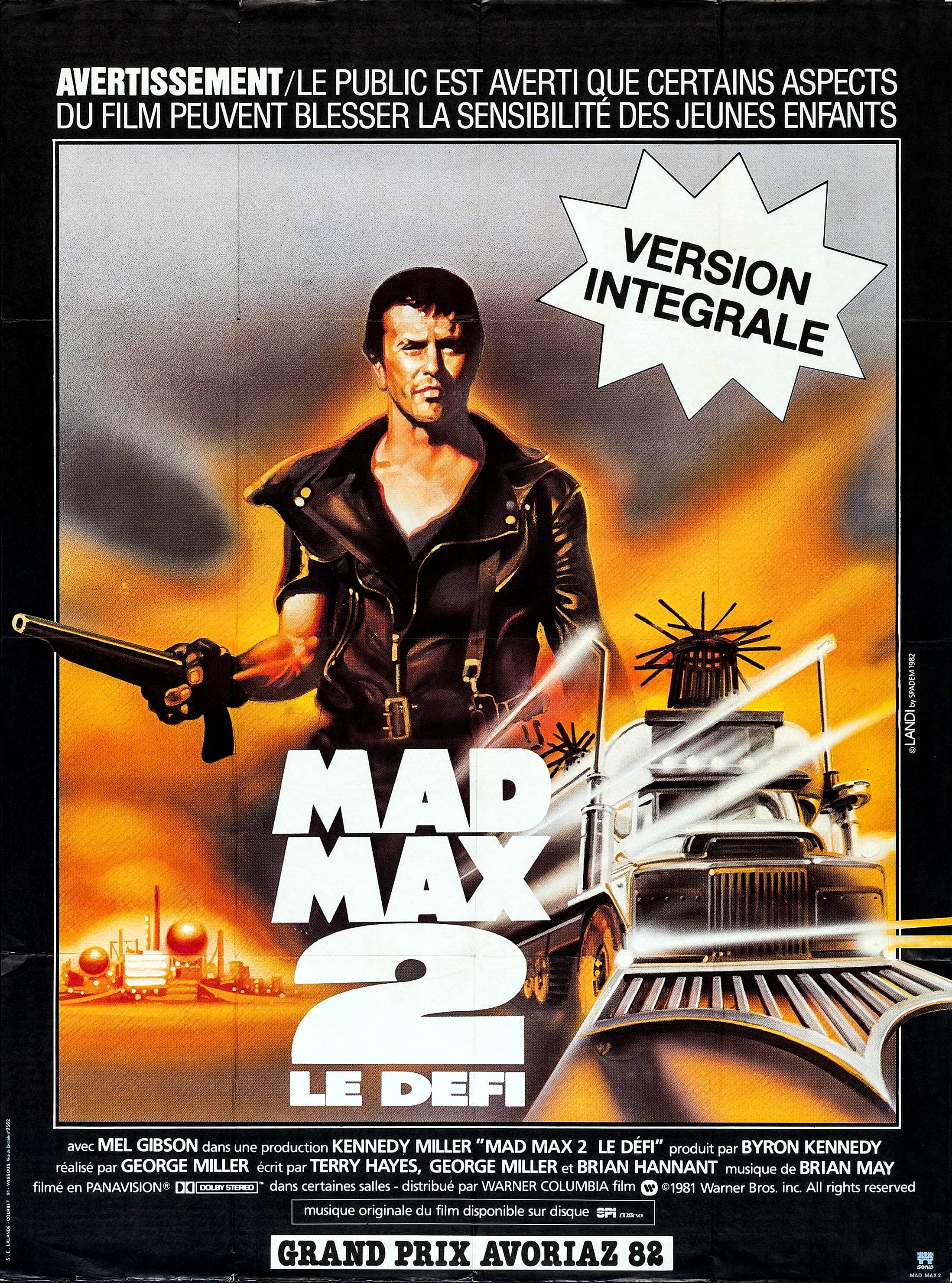 affiche du film Mad Max 2 : Le défi
