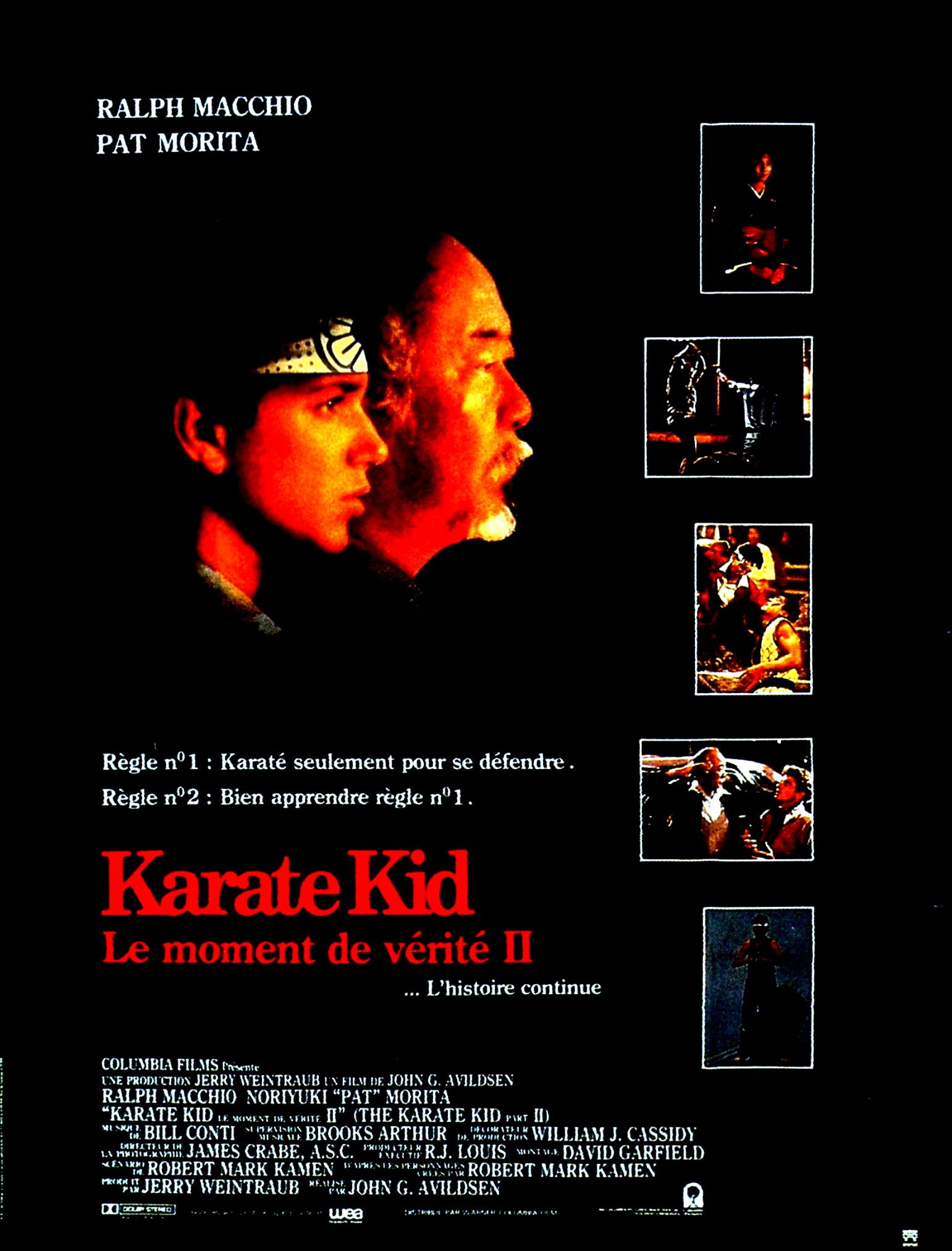 affiche du film Karaté Kid II