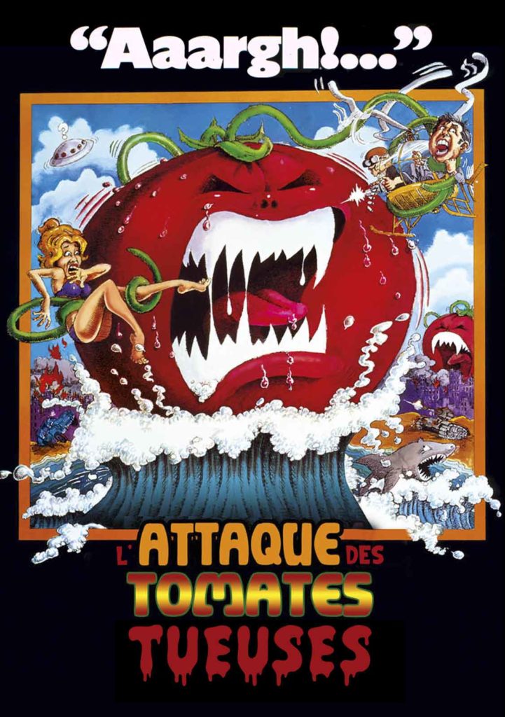 affiche du film L'Attaque des tomates tueuses !