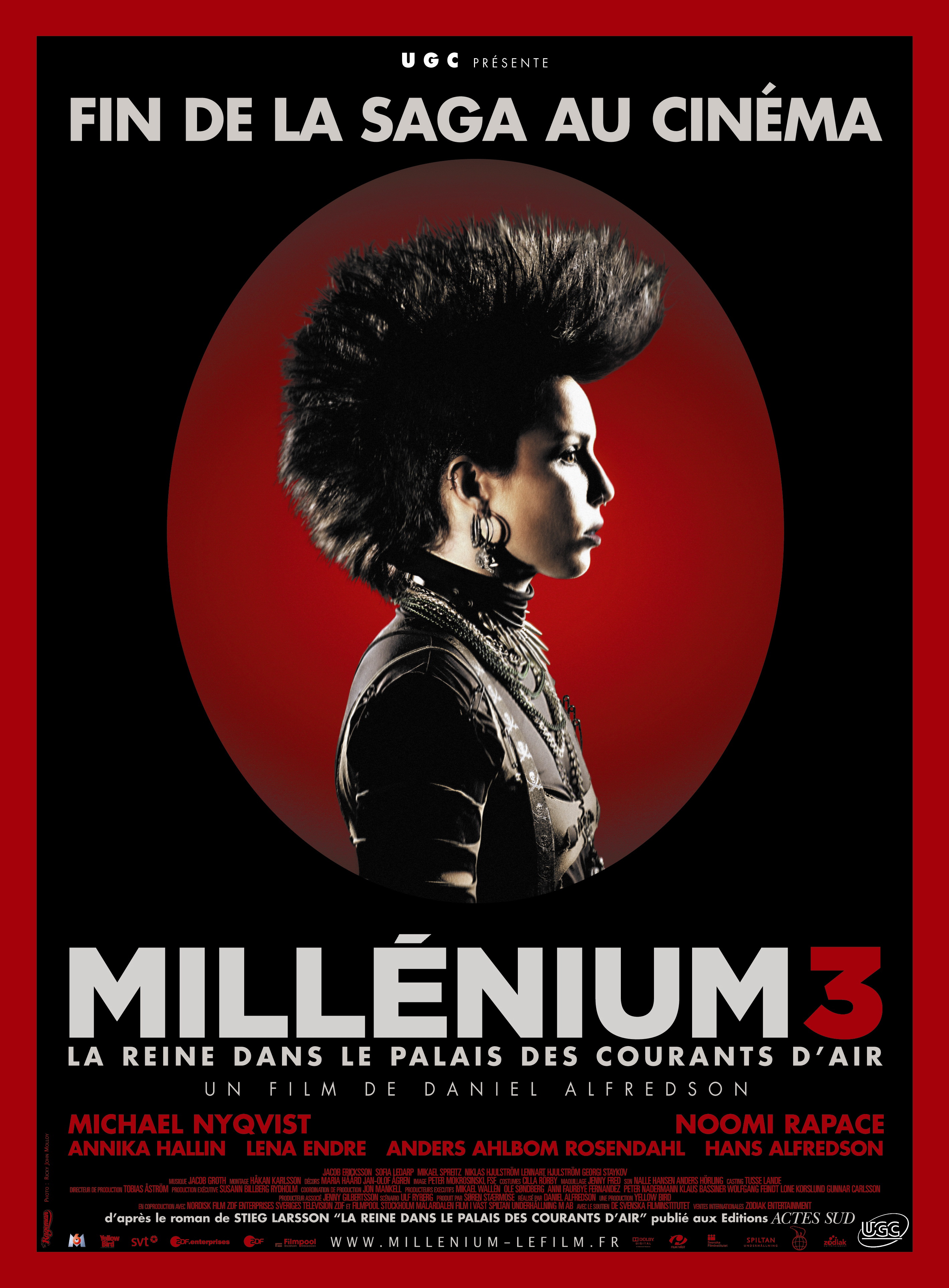 affiche du film Millénium 3 : La Reine dans le palais des courants d'air