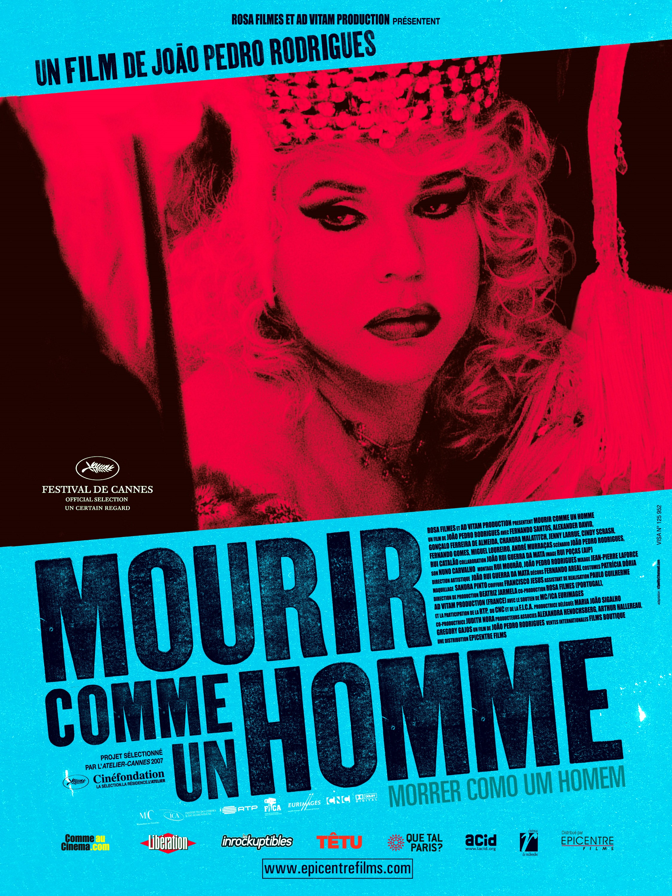 affiche du film Mourir comme un homme