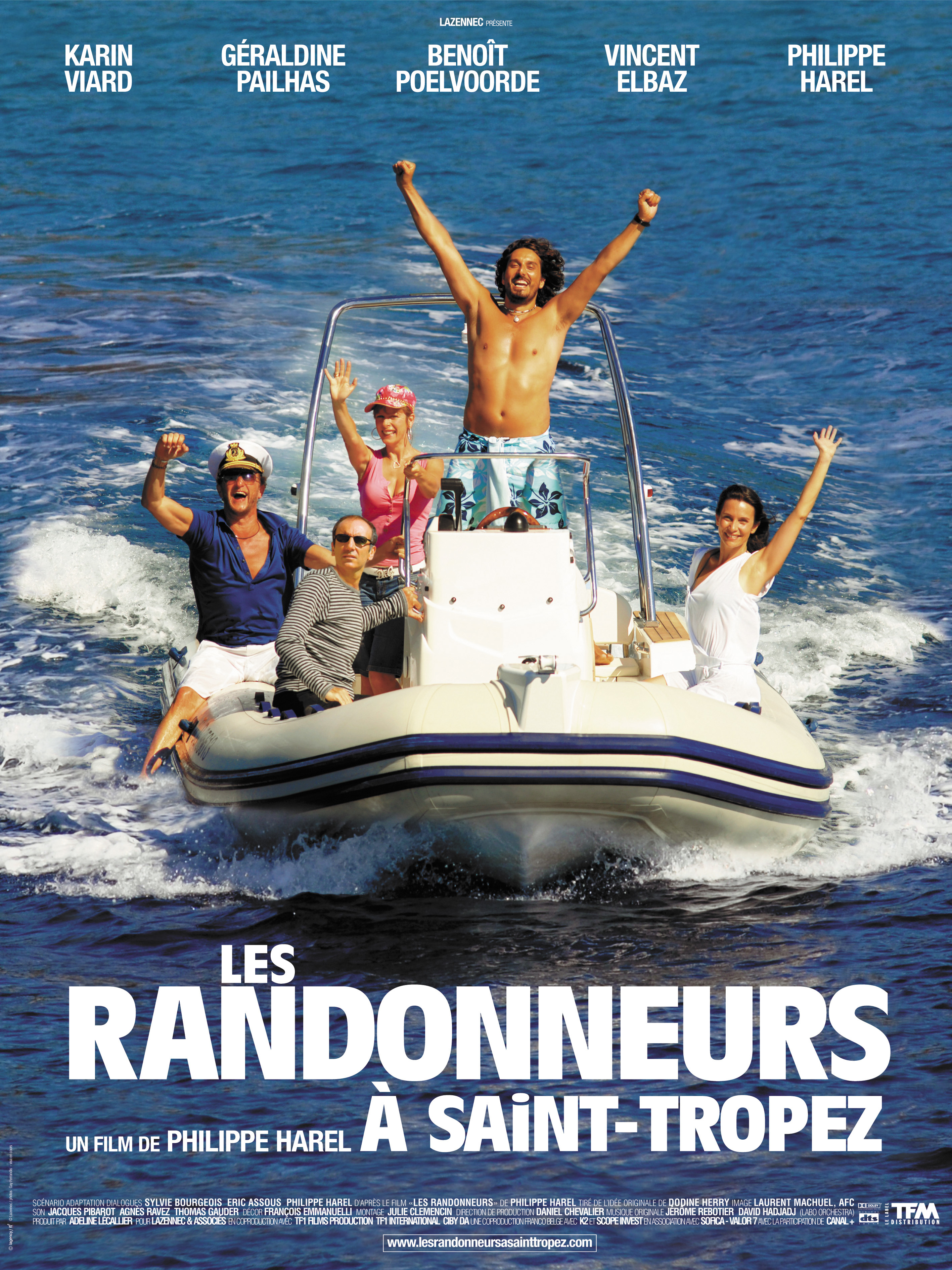 affiche du film Les randonneurs à Saint-Tropez