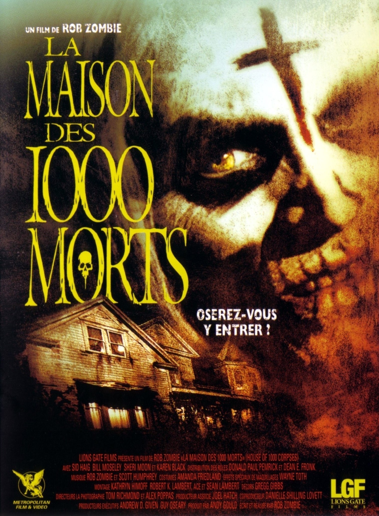 affiche du film La maison des 1000 morts