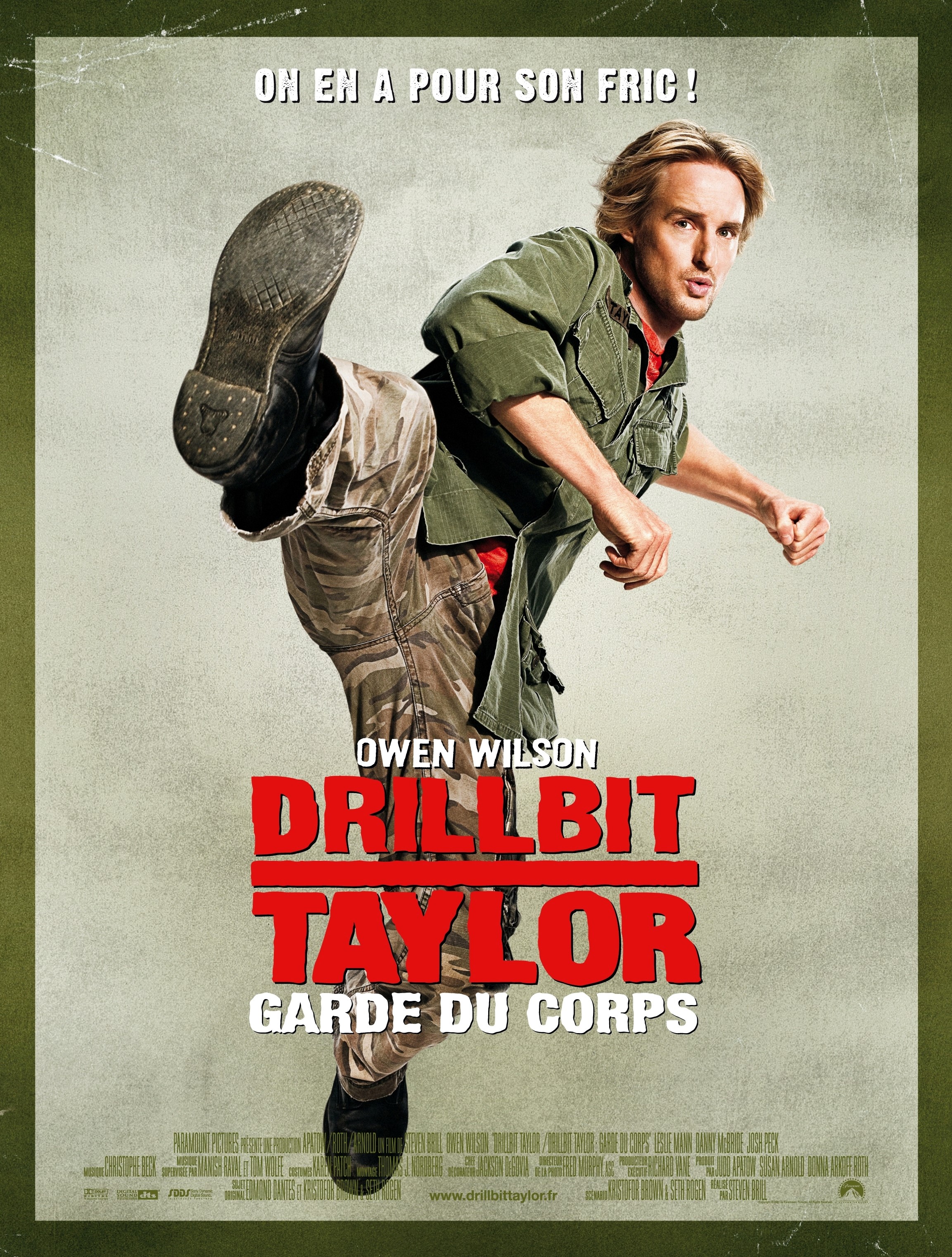 affiche du film Drillbit Taylor, garde du corps