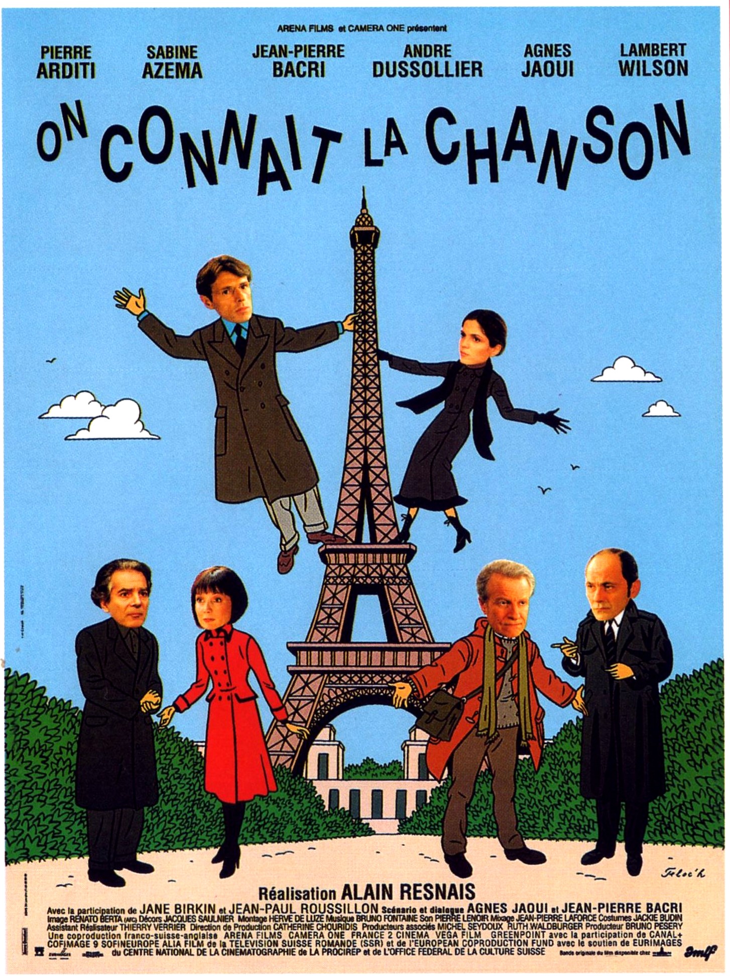 affiche du film On connaît la chanson