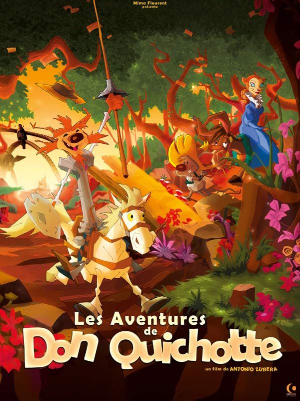 affiche du film Les aventures de Don Quichotte