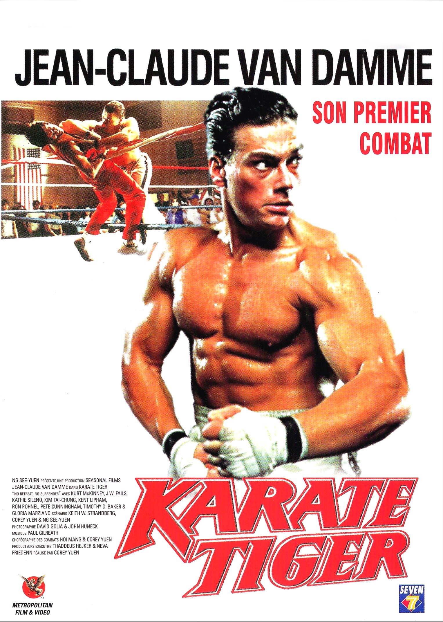 affiche du film Karaté tiger : Le tigre rouge