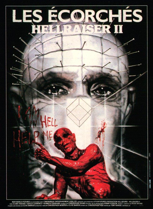 affiche du film Hellraiser 2 : Les Écorchés