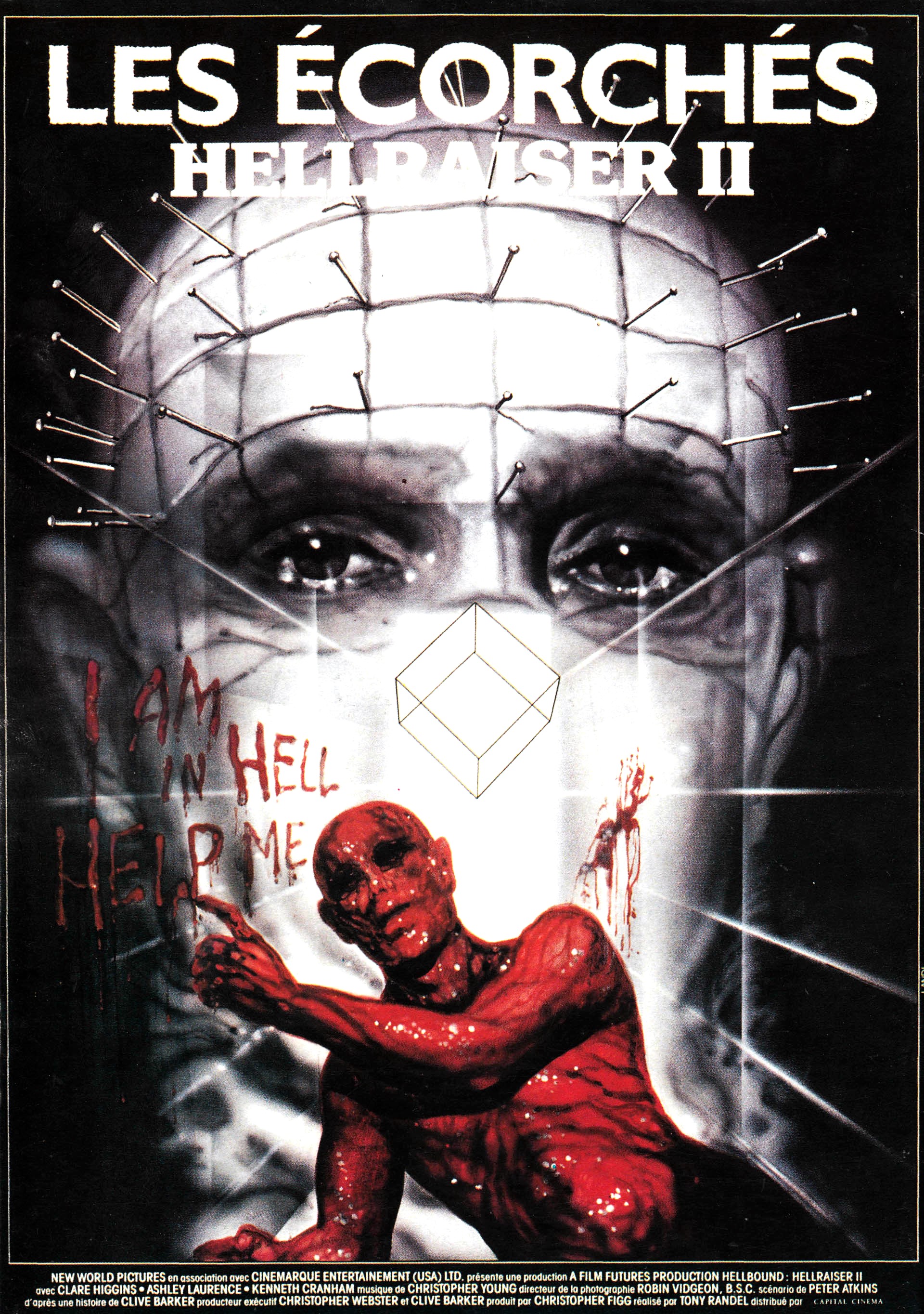 affiche du film Hellraiser II : Les Écorchés