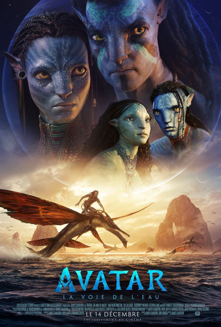 affiche du film Avatar : La Voie de l'Eau