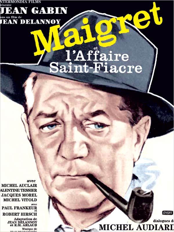 affiche du film Maigret et l'affaire Saint-Fiacre