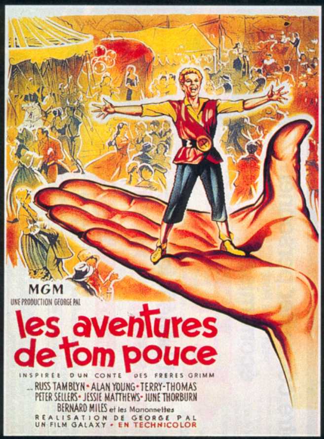 affiche du film Les aventures de Tom Pouce
