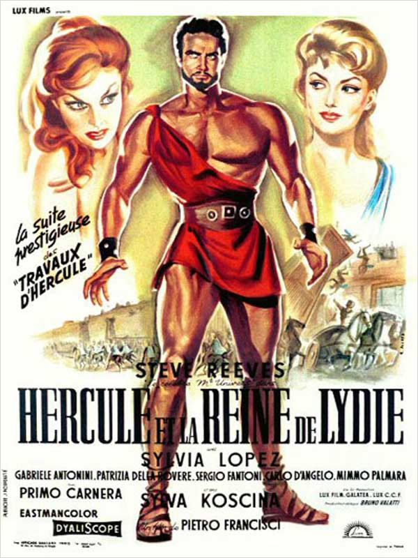 affiche du film Hercule et la Reine de Lydie