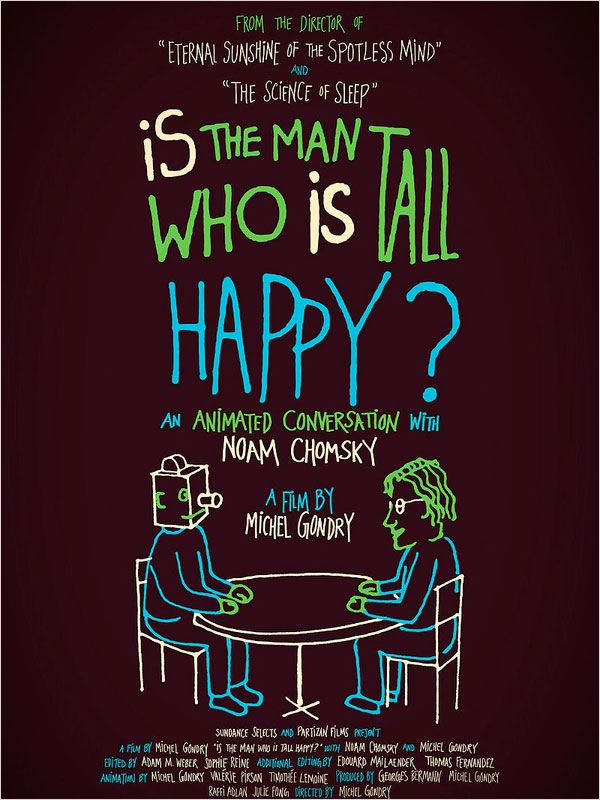 affiche du film Conversation animée avec Noam Chomsky