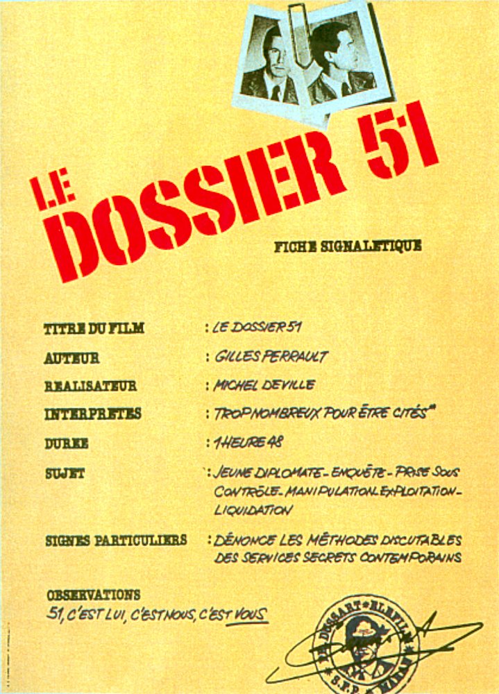 affiche du film Le Dossier 51