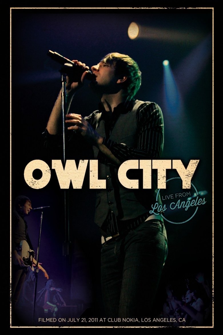 affiche du film Owl City: Live from Los Angeles