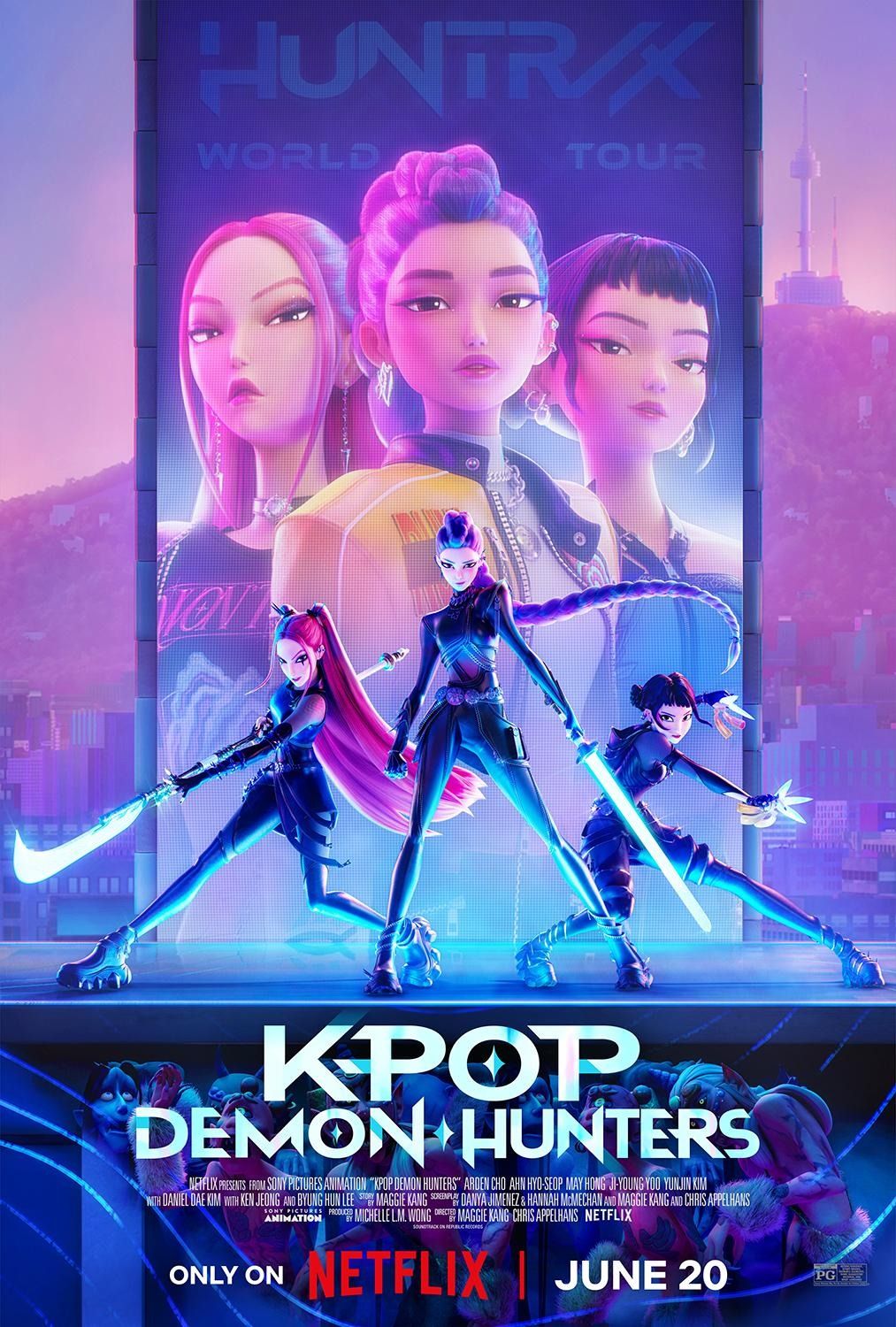 affiche du film KPop Demon Hunters