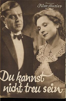 affiche du film Du kannst nicht treu sein