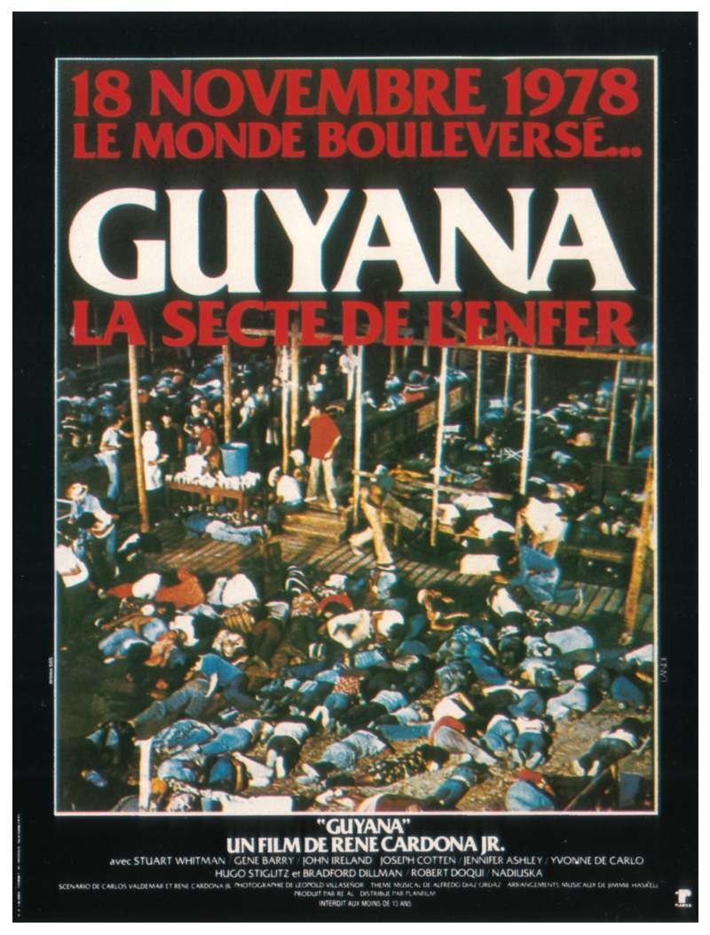 affiche du film Guyana, la secte de l'enfer