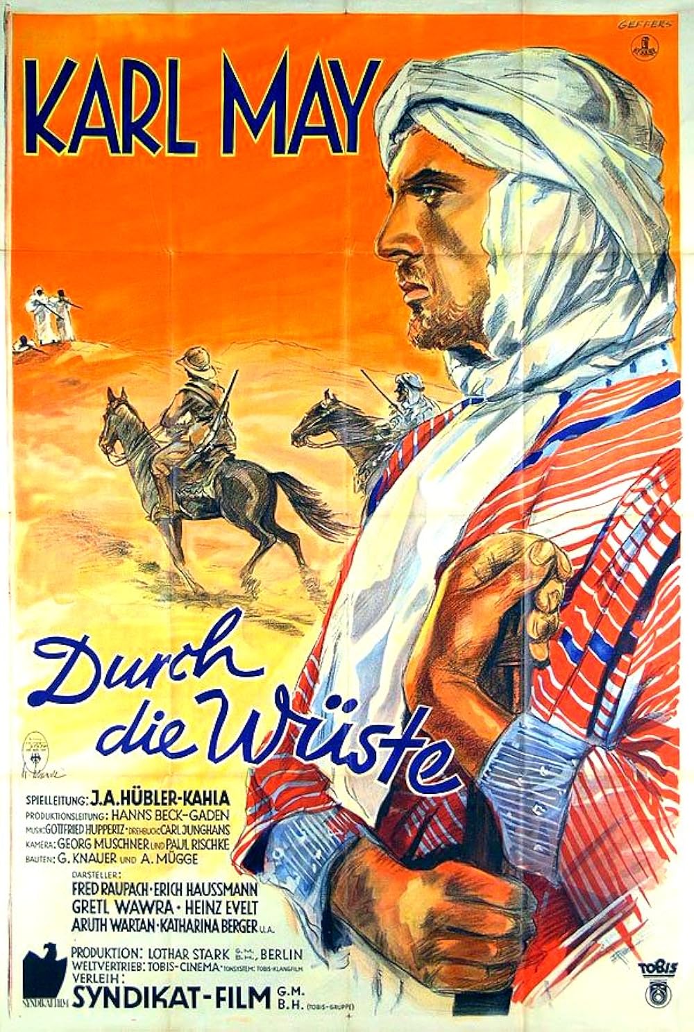 affiche du film Durch die Wüste
