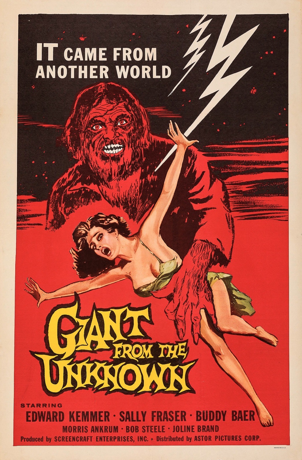 affiche du film Giant from the Unknown
