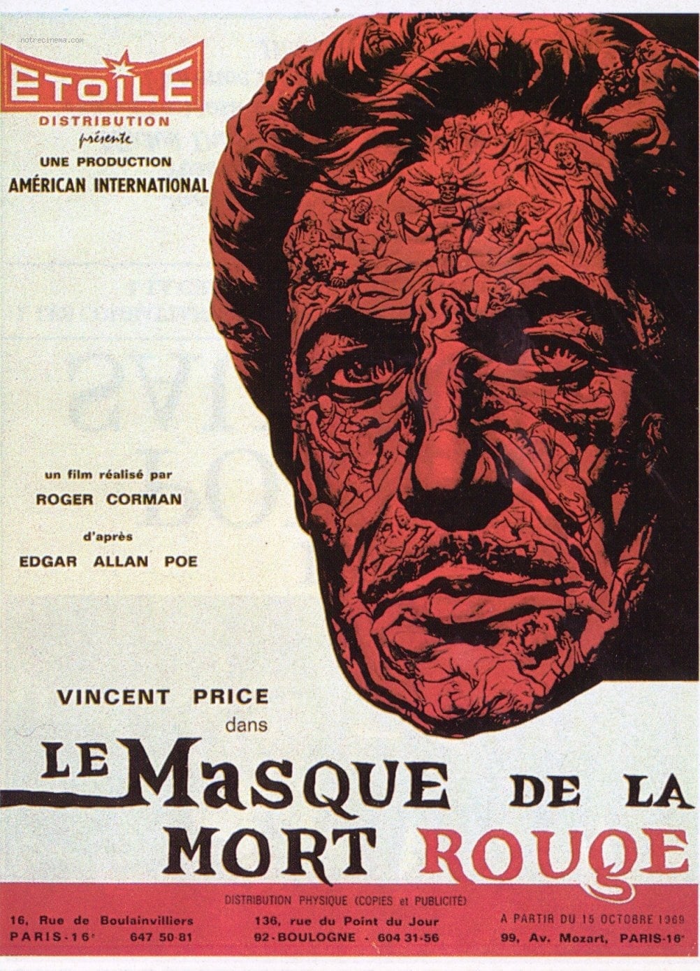 affiche du film Le Masque de la mort rouge