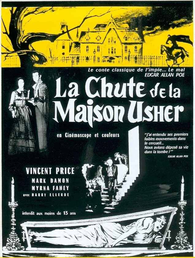 affiche du film La Chute de la maison Usher (1960)
