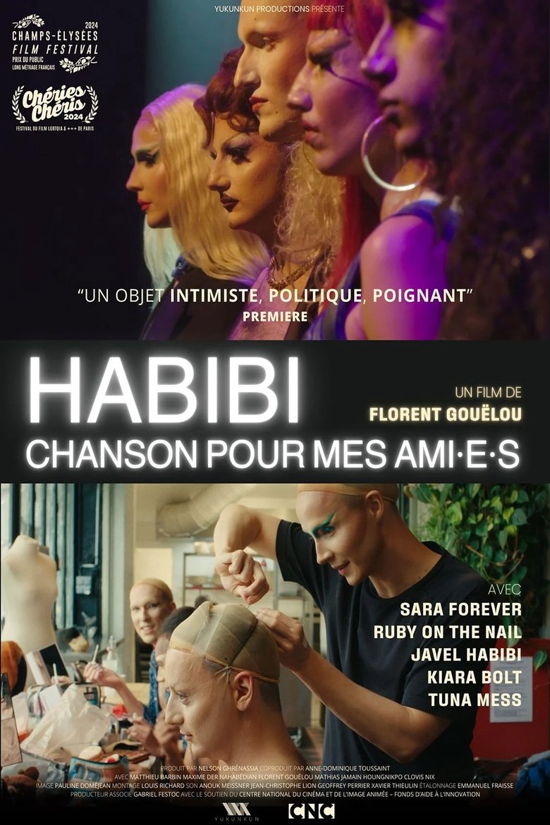 affiche du film Habibi, chanson pour mes ami·e·s