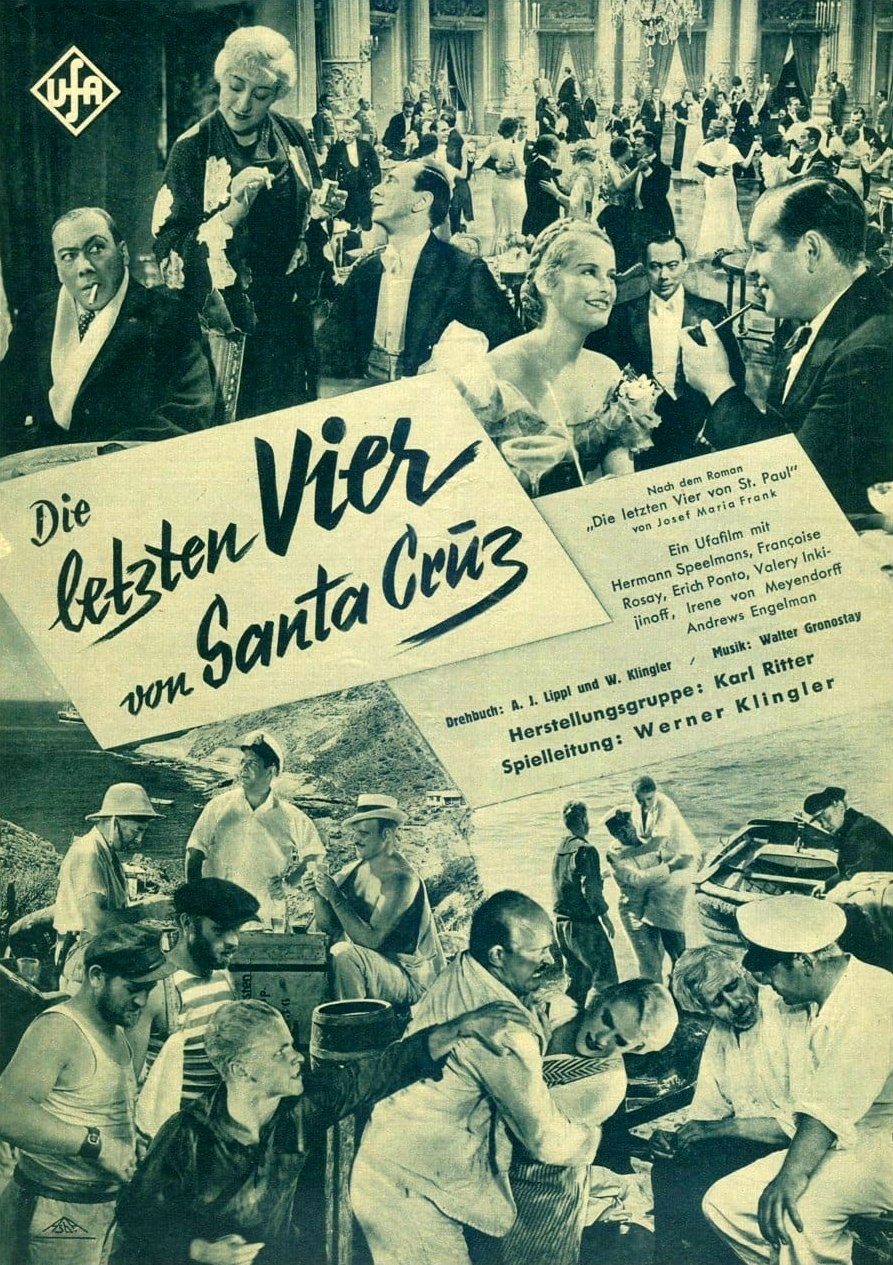 affiche du film Die letzten vier von Santa Cruz