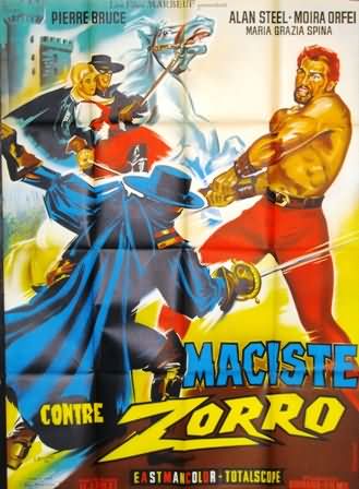 affiche du film Maciste contre Zorro