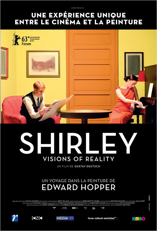 affiche du film Shirley, un voyage dans la peinture d'Edward Hopper