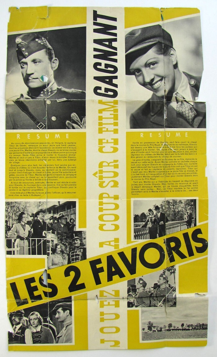 affiche du film Les deux favoris