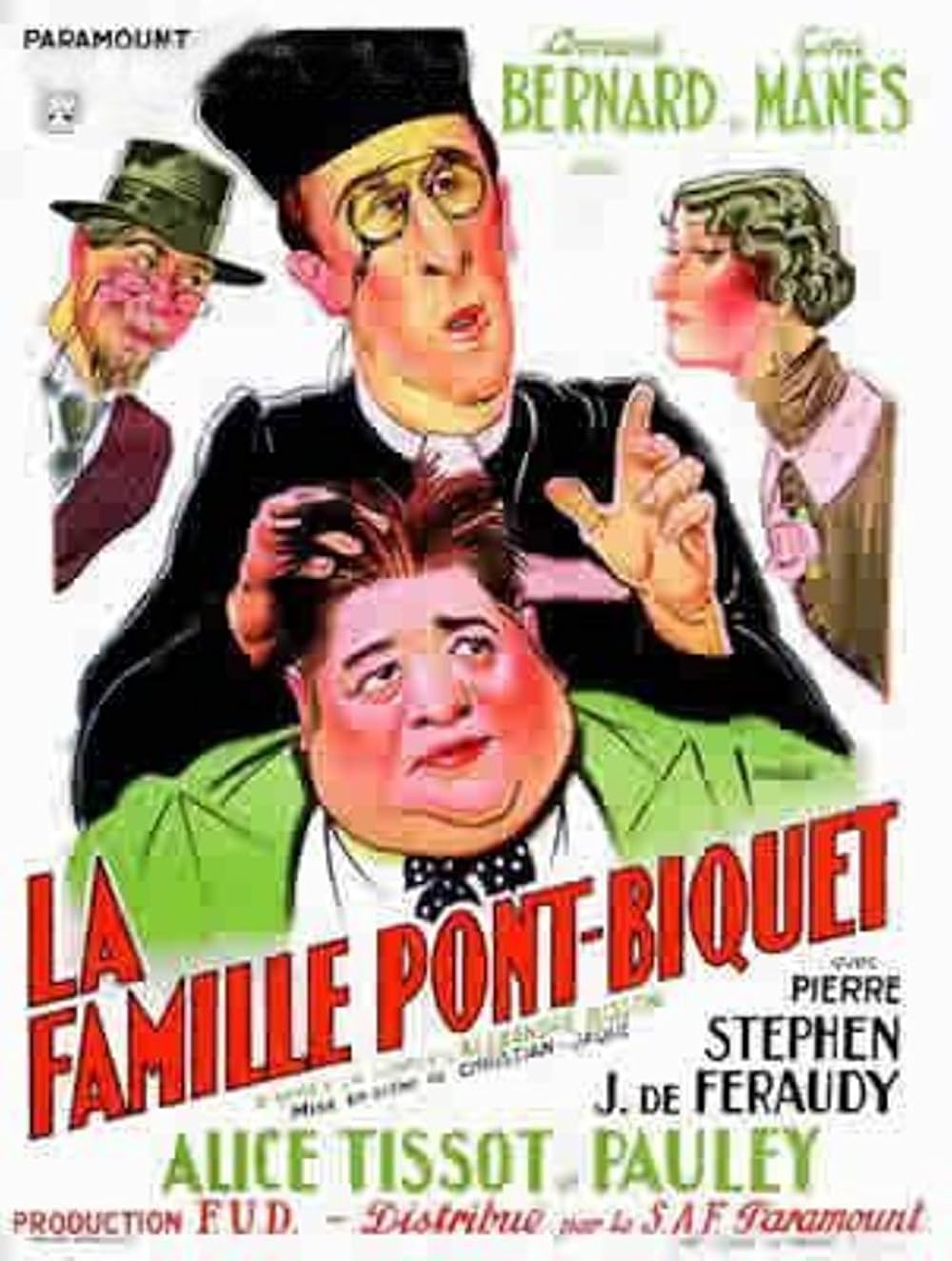 affiche du film La Famille Pont-Biquet