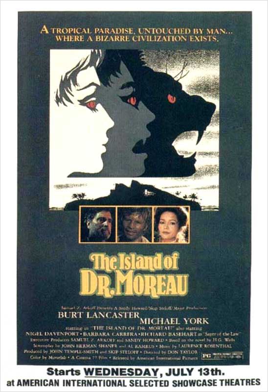 affiche du film L'Ile du Docteur Moreau