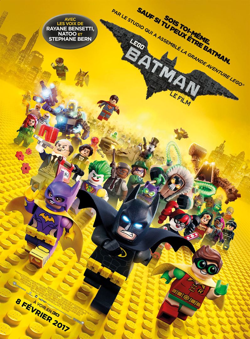 affiche du film Lego Batman, le film