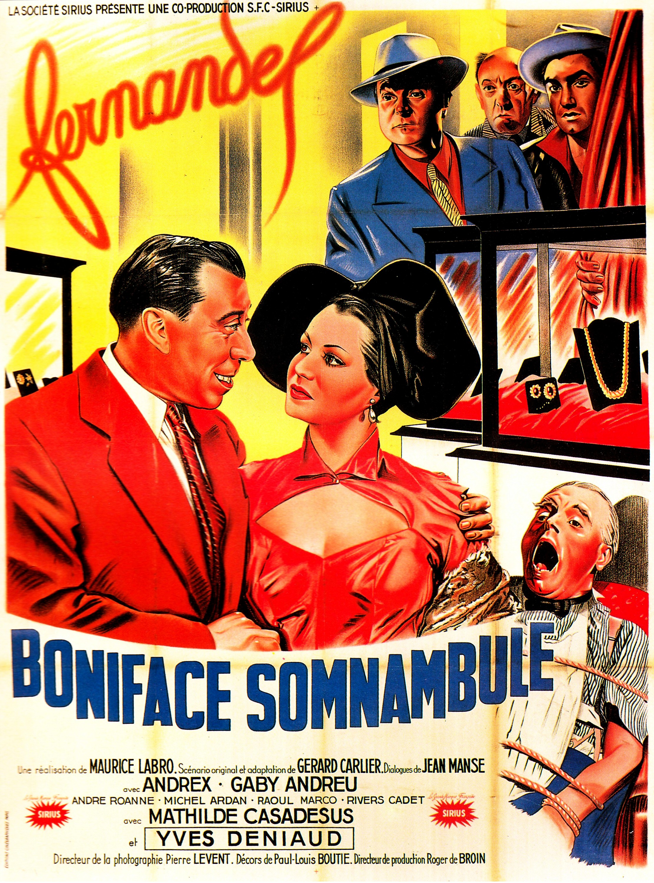 affiche du film Boniface Somnambule