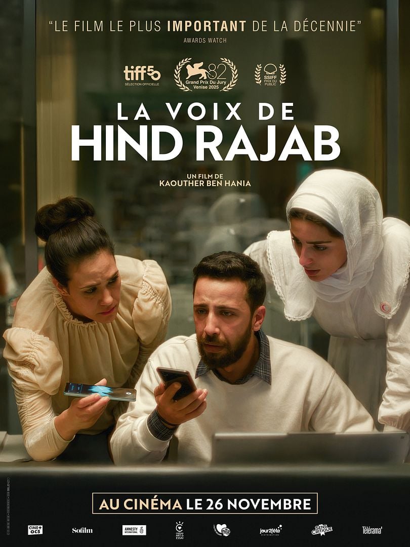 affiche du film La voix de Hind Rajab