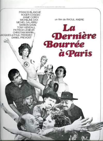 affiche du film La Dernière Bourrée à Paris