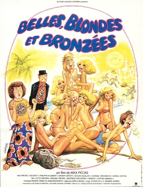 affiche du film Belles, blondes et bronzées