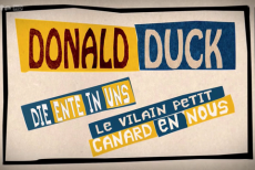 affiche du film Donald Duck, le vilain petit canard en nous.