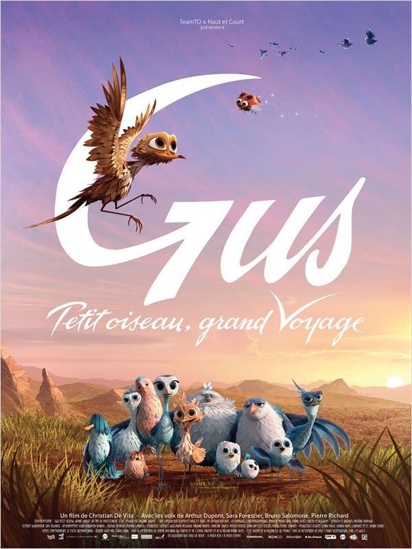 affiche du film Gus : Petit oiseau, grand voyage